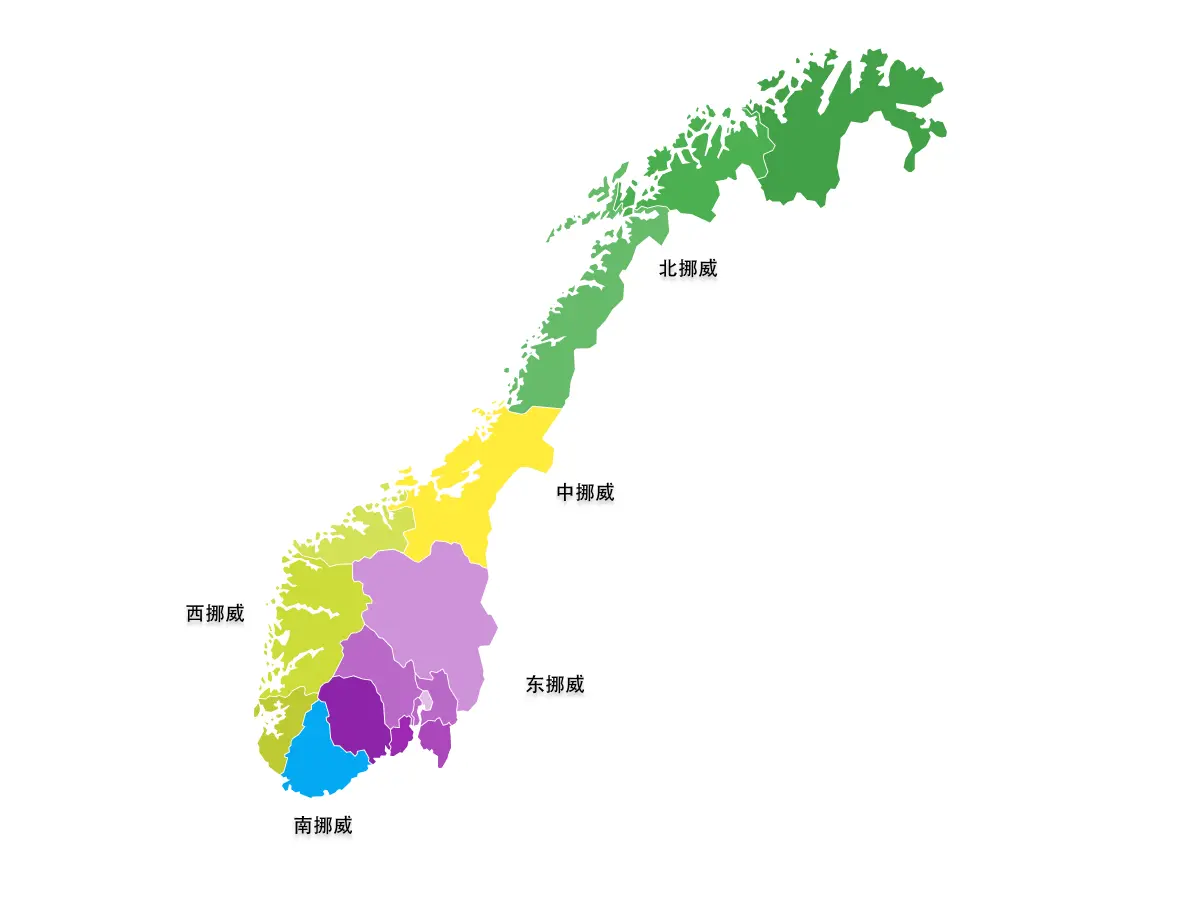挪威的地理区划