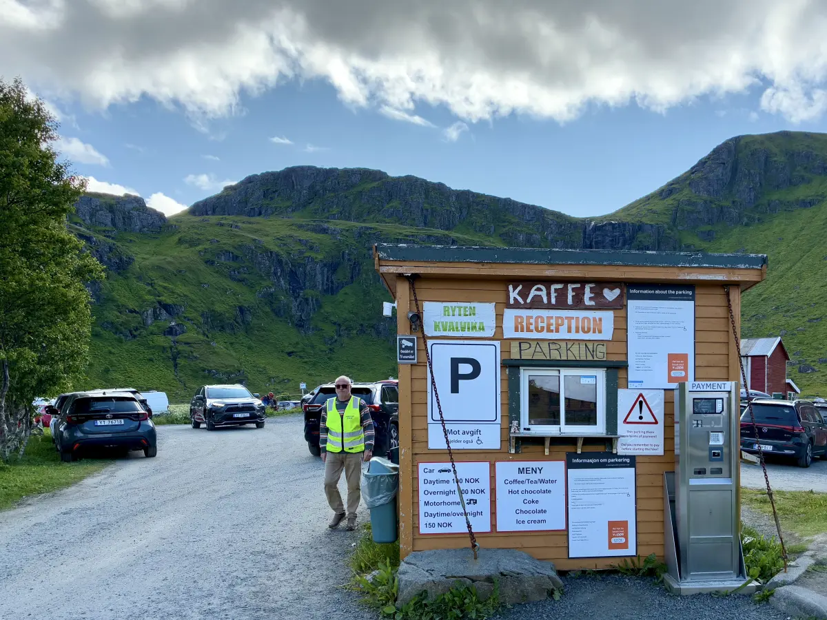 Innersand 停车场的入口