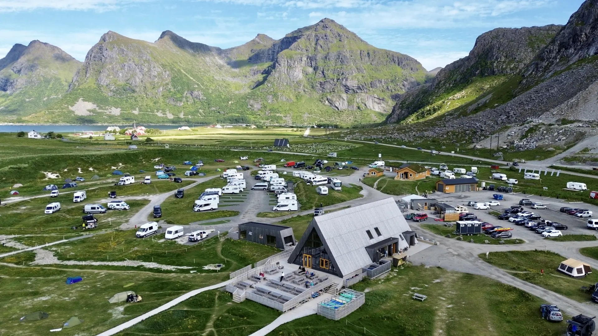 Skagsanden 的海滩营地