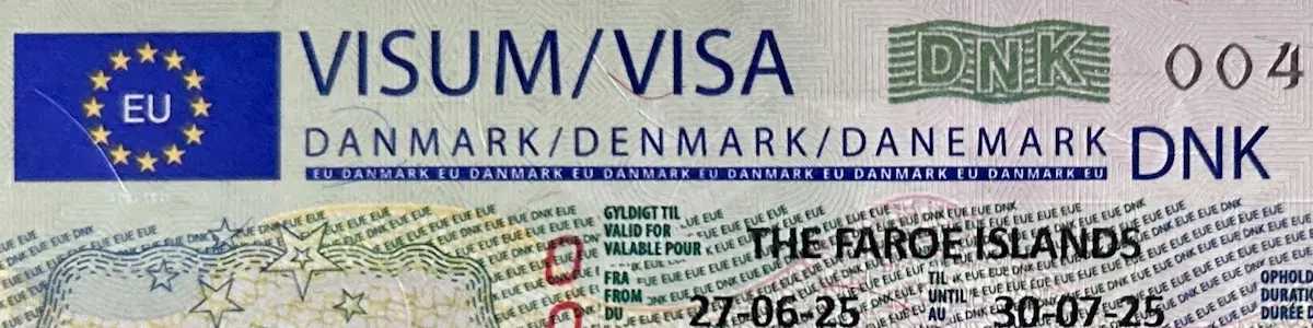 丹麦的法罗群岛签证