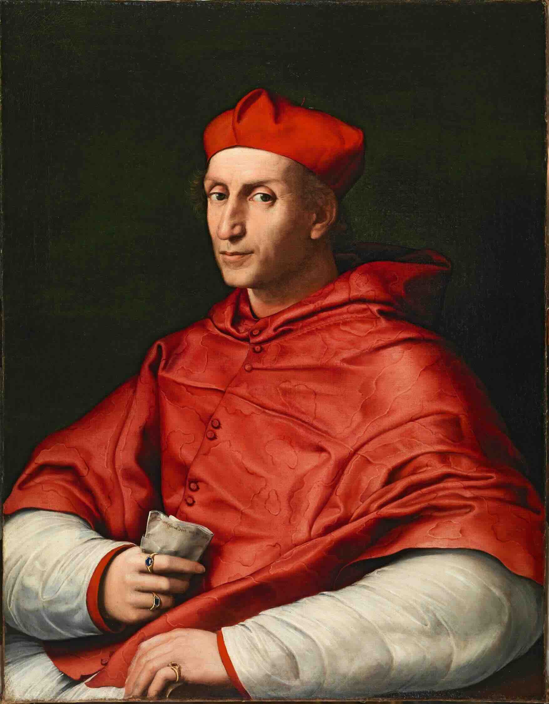 Raphael, Portrait of Cardinal Bibbiena, 1516 ca.