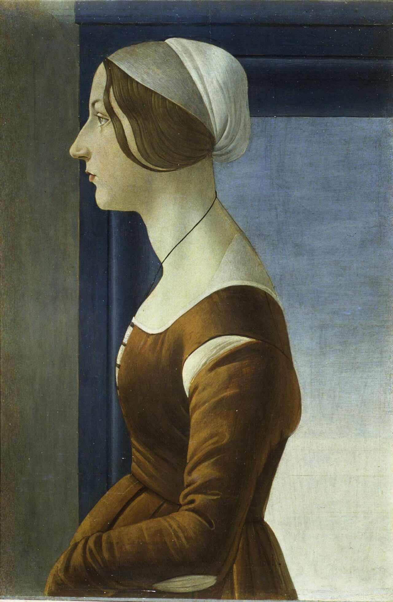 Botticelli, Portrait of a lady